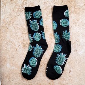 Rick & Morty crew socks size Large
